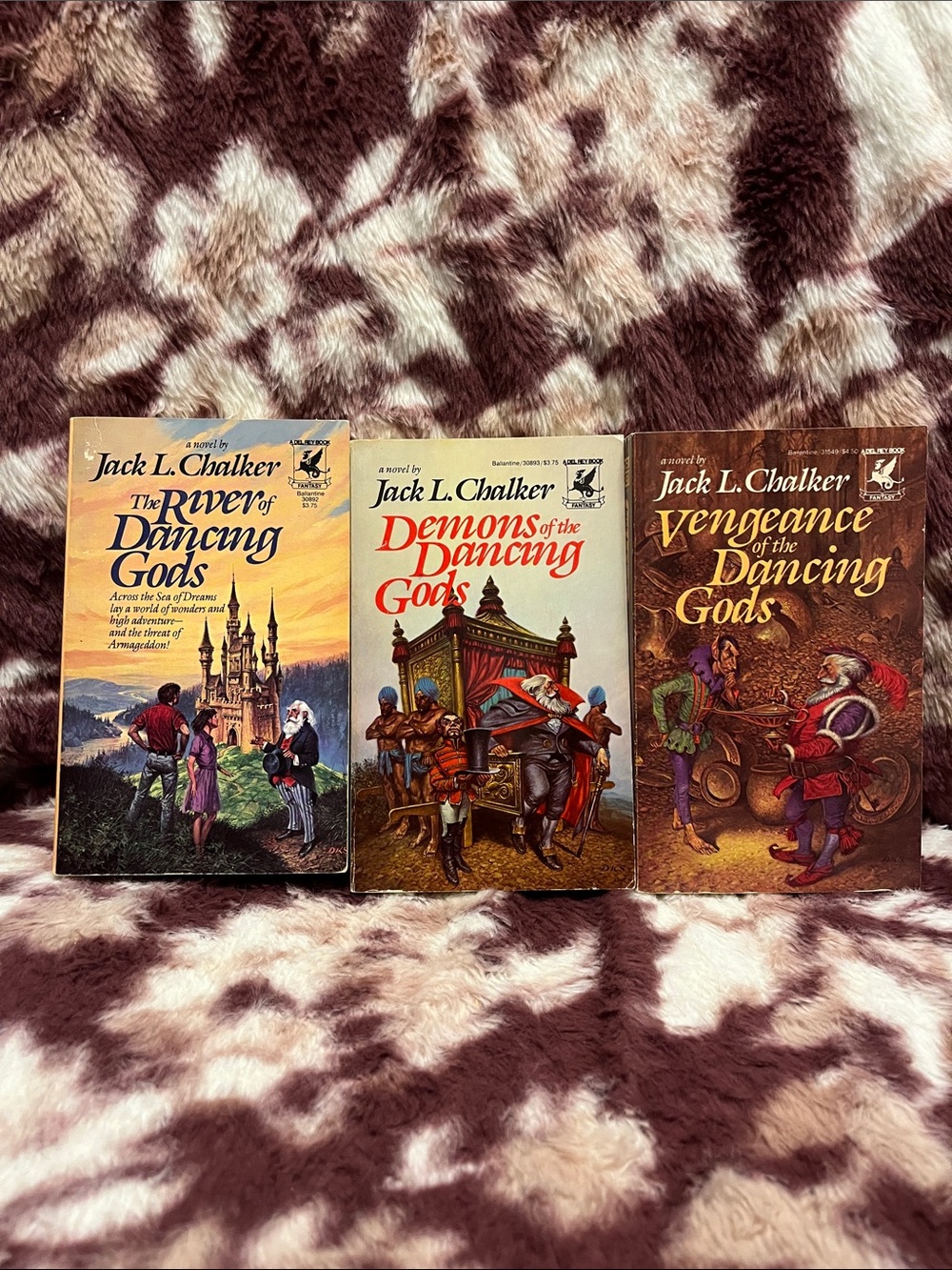 Dancing Gods trilogy by Jack L. Chalker